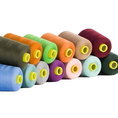 Ζεστά πωλούμενα νήματα overlock good stretch sportswear 40/2 νήματα polyester