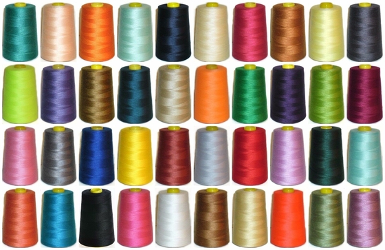 20/3 3000m 5000m 100 Spun Polyester Ύφασμα Ύφασμα βιομηχανικής ραπτομηχανής