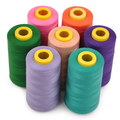 3000Y 4000Y 5000 Yards 100% Polyester Ύφασμα 40/2 Δωρεάν δείγμα