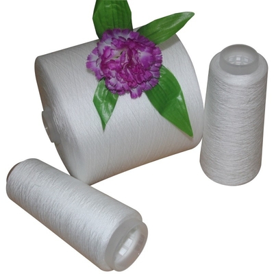 Εργοστάσιο Hubei 100% Polyester Core Spun Yarn τιμή Yizheng Fiber Ακατέργαστη λευκή κλωστή