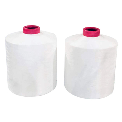 Ακατέργαστο λευκό 100D / 36F DTY Polyester Yarn NIM, SIM HIM
