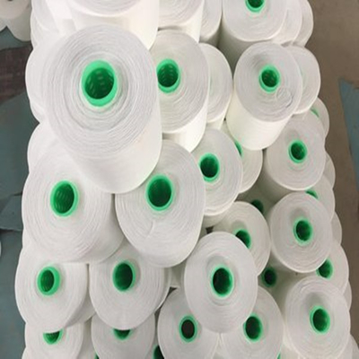 100% Polyester Core Spun Yarn τιμή λευκό 20/2 30/2 40/2 50/2 60/2