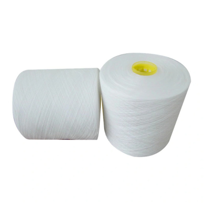 100% Polyester Ring Spun Yarn Raw White Full Dull Polyester Yarn 40/2, 40/3, 42/2