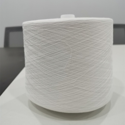 100% Polyester Ring Spun Yarn Raw White Full Dull Polyester Yarn 40/2, 40/3, 42/2