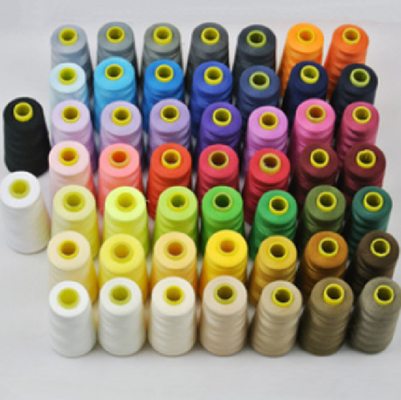 40/2 Νήμα ραψίματος 100% Spun Polyester Με βαμμένο χρώμα