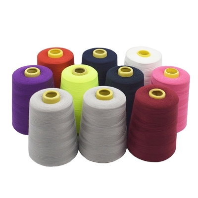 5000 Yards ραπτικό νήμα Polyester ραπτικό νήμα Πολυχρωματικό εργοστάσιο Πολυτελή νήματα Polyester