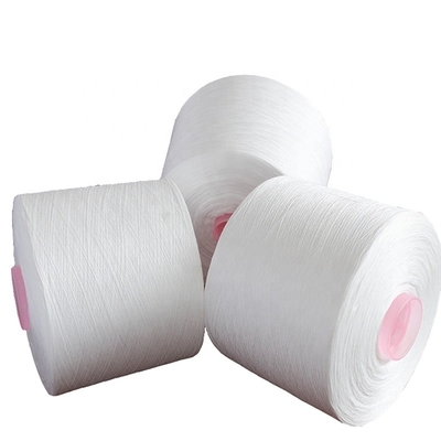 20s/2, 40s/2 60s/2 100% Polyester Core Spun Yarn Raw White Polyester Twisted Yarn