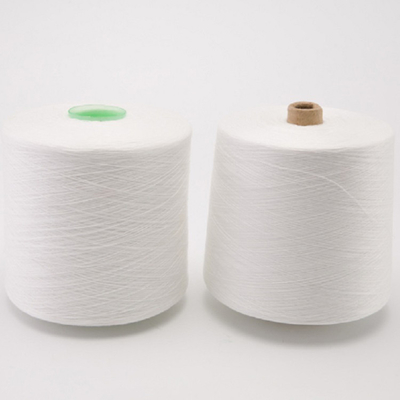 20s/2, 40s/2 60s/2 100% Polyester Core Spun Yarn Raw White Polyester Twisted Yarn