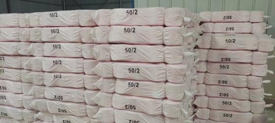 20/2 40/2 Bright Ring Spun Polyester Yarn on Plastic / Paper Cone με 100%