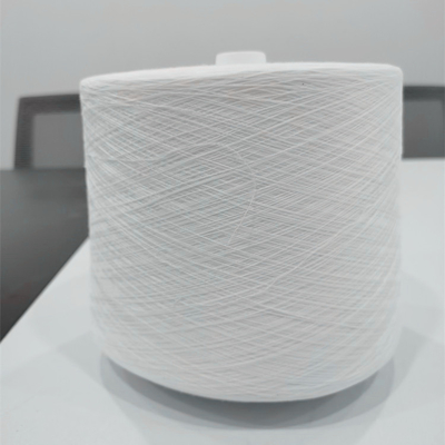Ακατέργαστο λευκό 20s/2, 40s/2 100% Polyester Core Spun Yarn Garment Underwear Sewing