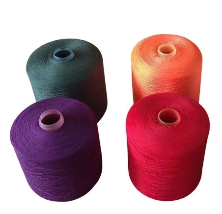40/2 20/2 60/2 100% Polyester Ring Spun Βαμμένο Νήμα για ένδυση