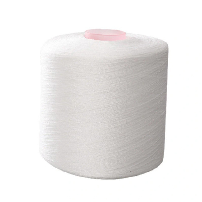 Φαρμακευτική τιμή 40/2 50/2 60/2 100% Polyester Ring Spun Yarn σε απόθεμα