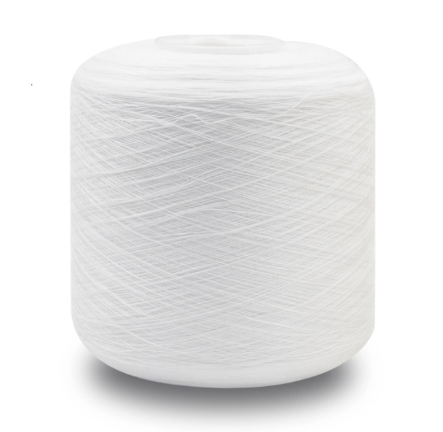 Ετικέτα 40/2 100% Polyester Spun Polyester Yarn για ραπτική κλωστή Με υψηλή ποιότητα